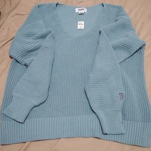 PINK V-neck Sweater